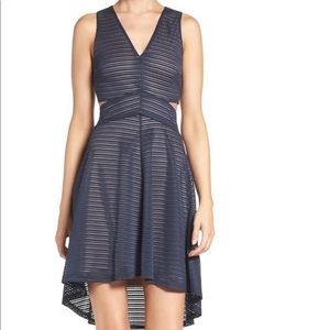 Ali and Jay Navy Cocktail Dress